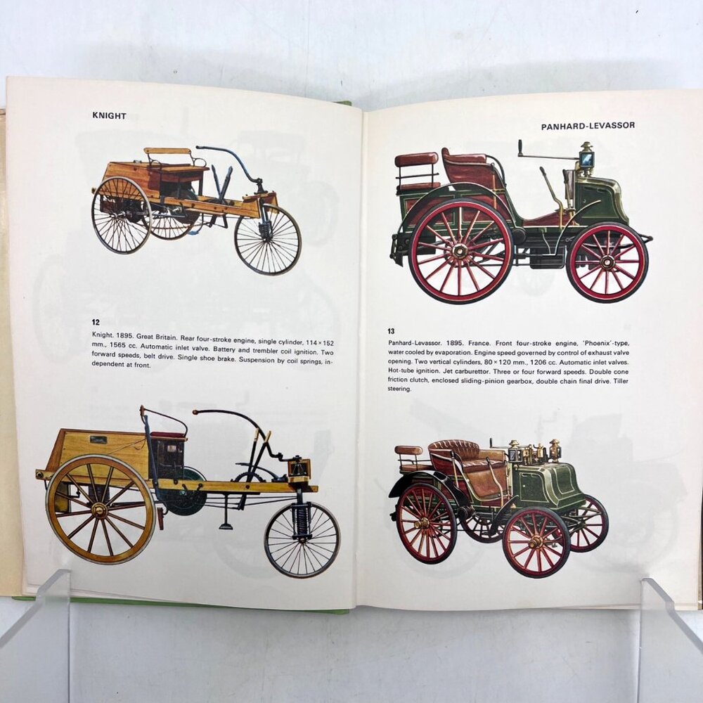 Cars Of The World In Color Passenger Cars 1863-1904 Hardcover TR Nicholson 1970 - Picture 10 of 16